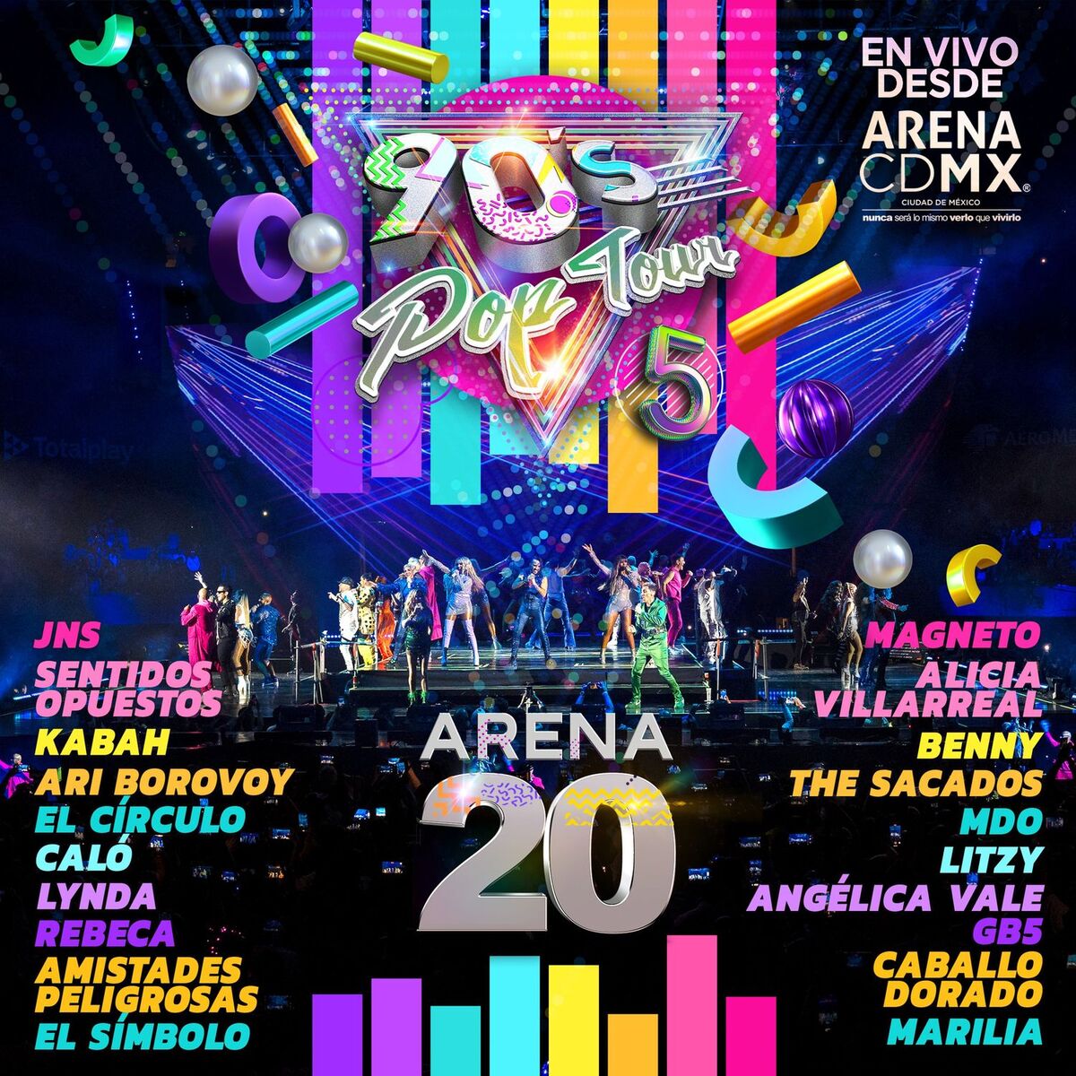 Album cover of 90's Pop Tour 5 Arena 20 (En Vivo Desde Arena CDMX)