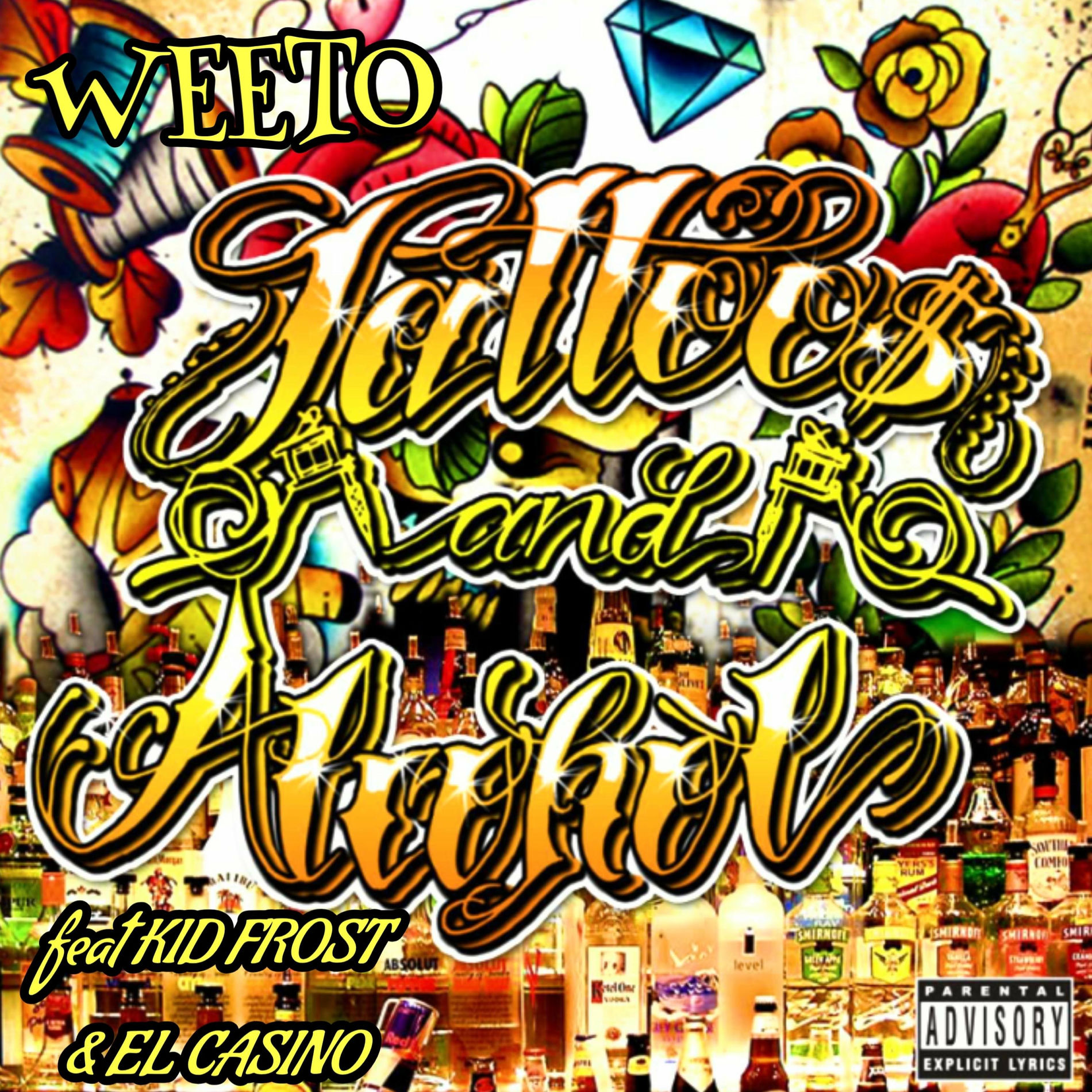 Album cover of Tattoos and Alcohol (feat. Kid Frost & El Casino)