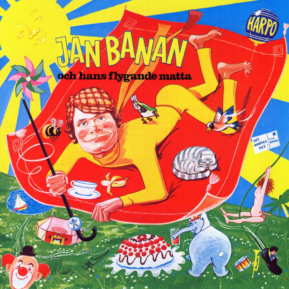 Picture of Jan Banan och hans flygande matta