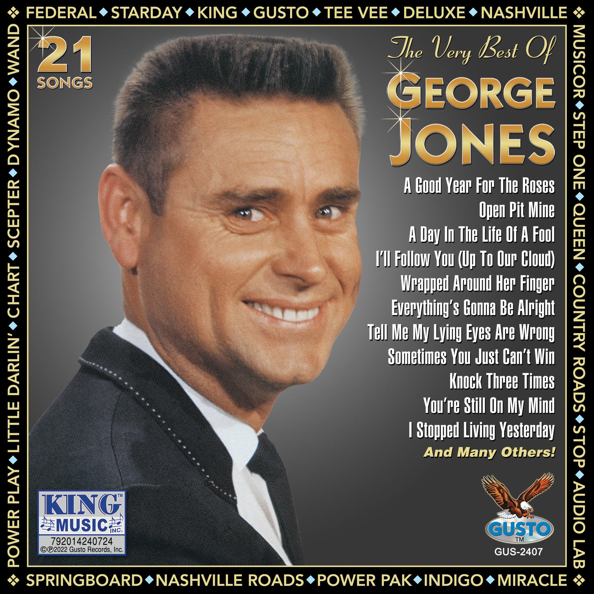 Album cover of The Very Best Of George Jones (Original Musicor Records Recordings)