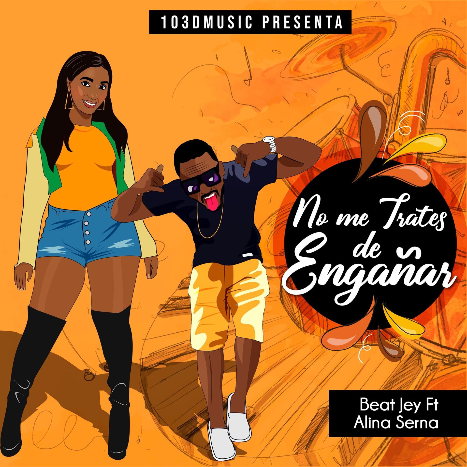 Album cover of no me trates de engañar (feat. El General & Alina serna) [Special Version ritmo exotico]