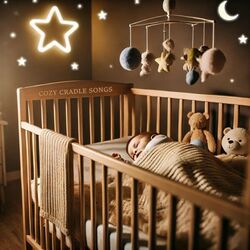 Cover of Cozy Cradle Songs: Comforting Baby Lullabies