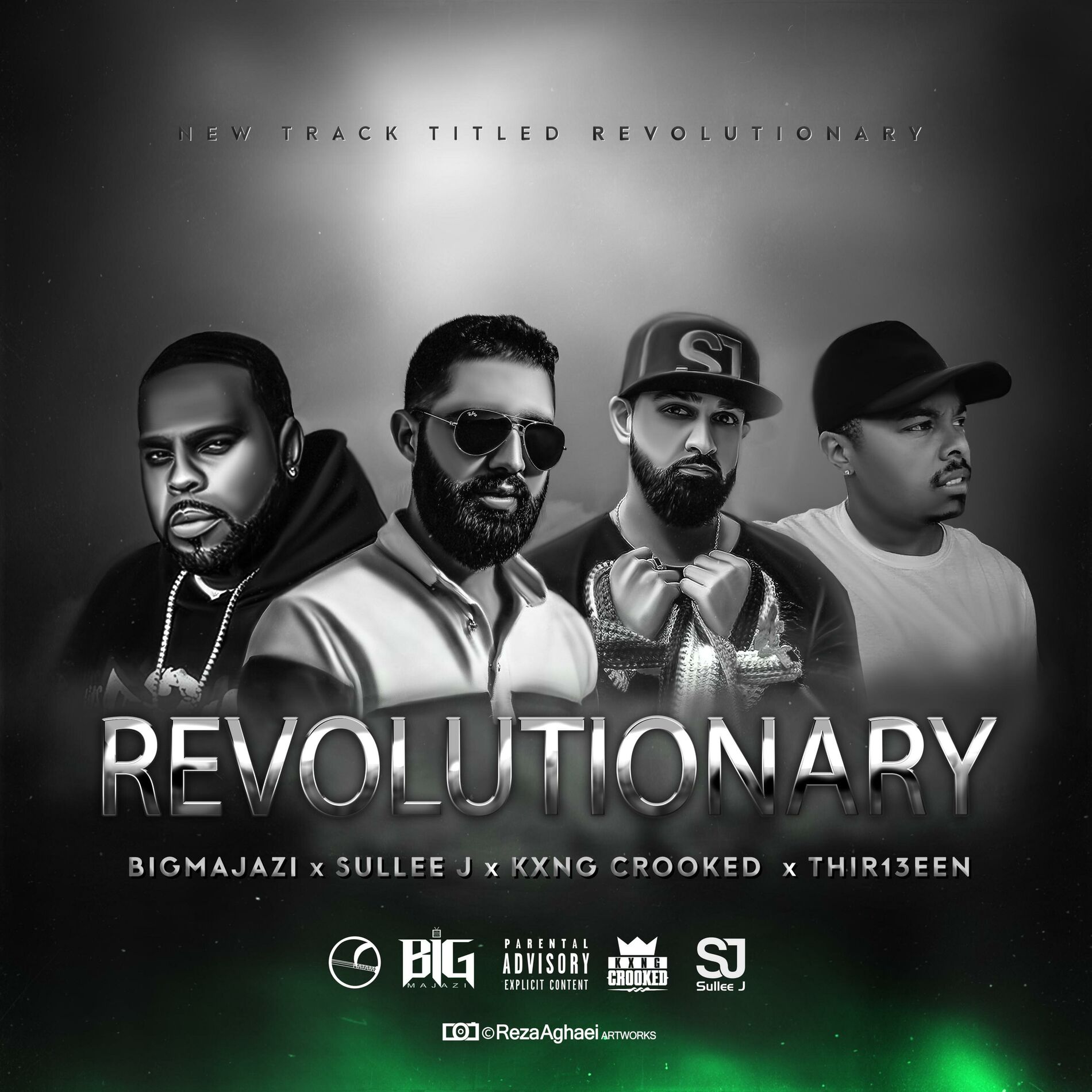 Album cover of Revolutionary (feat. KXNG Crooked, Saeed Majazi & Thir13een)