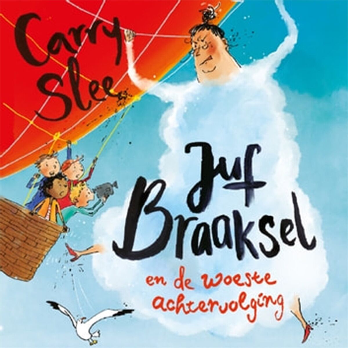 Album cover of Juf Braaksel en de woeste achtervolging - Juf Braaksel, Deel 5 (Onverkort)