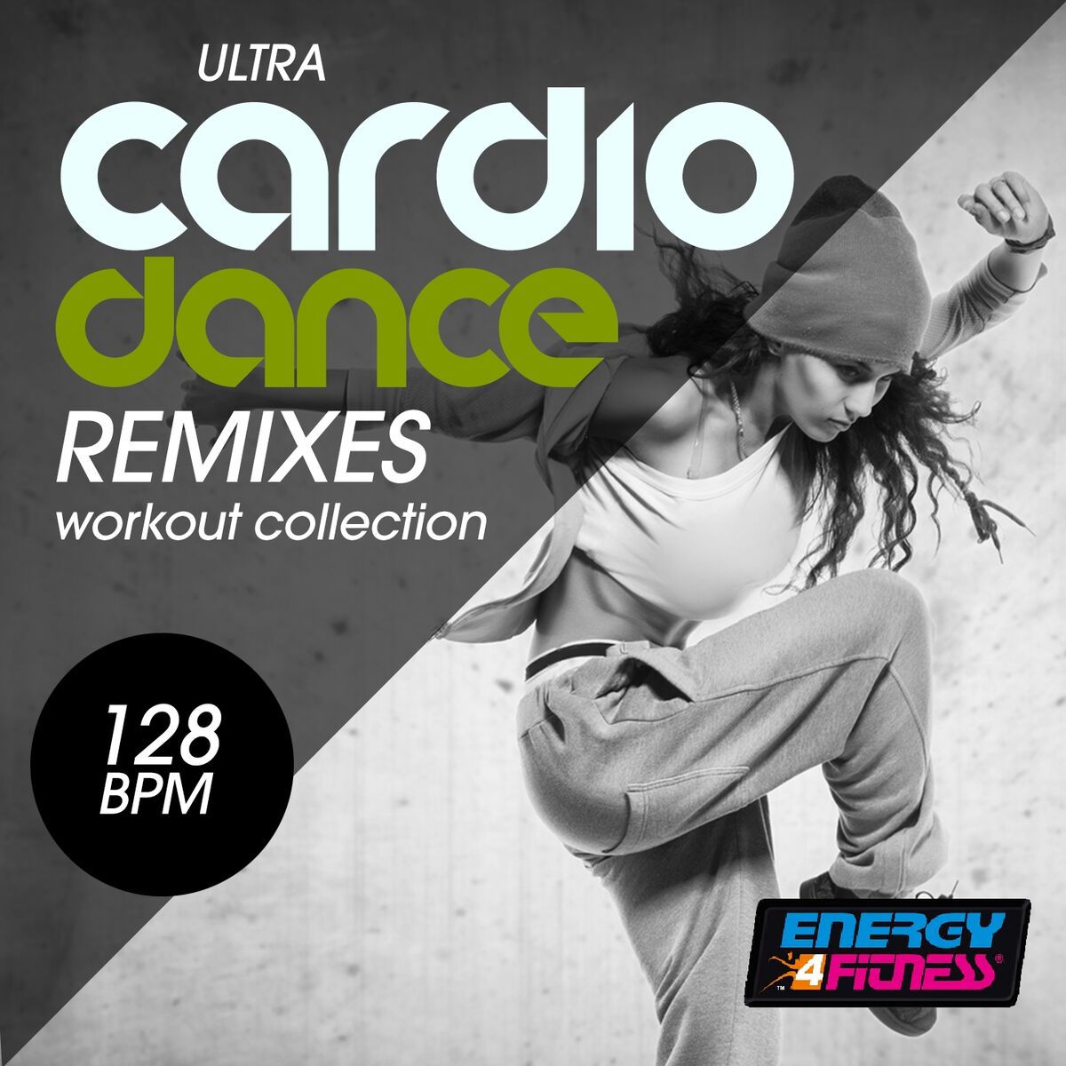 Album cover of Ultra Cardio Dance 128 BPM Remixes Workout Collection
