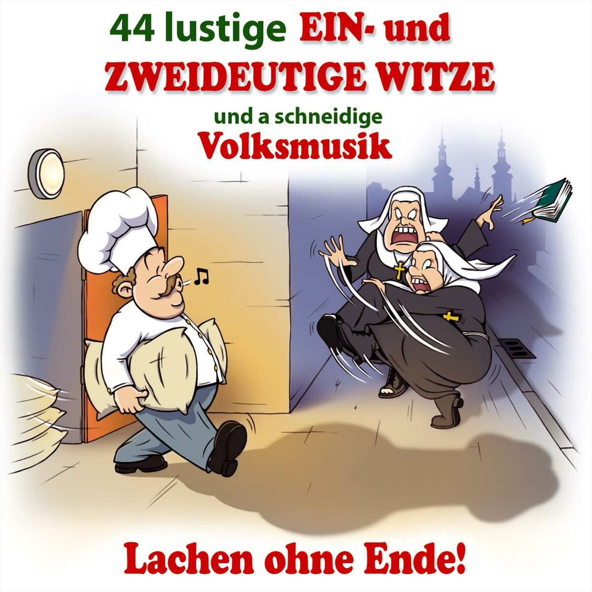 Album cover of 44 lustige Ein- und Zweideutige Witze und a schneidige Volksmusik
