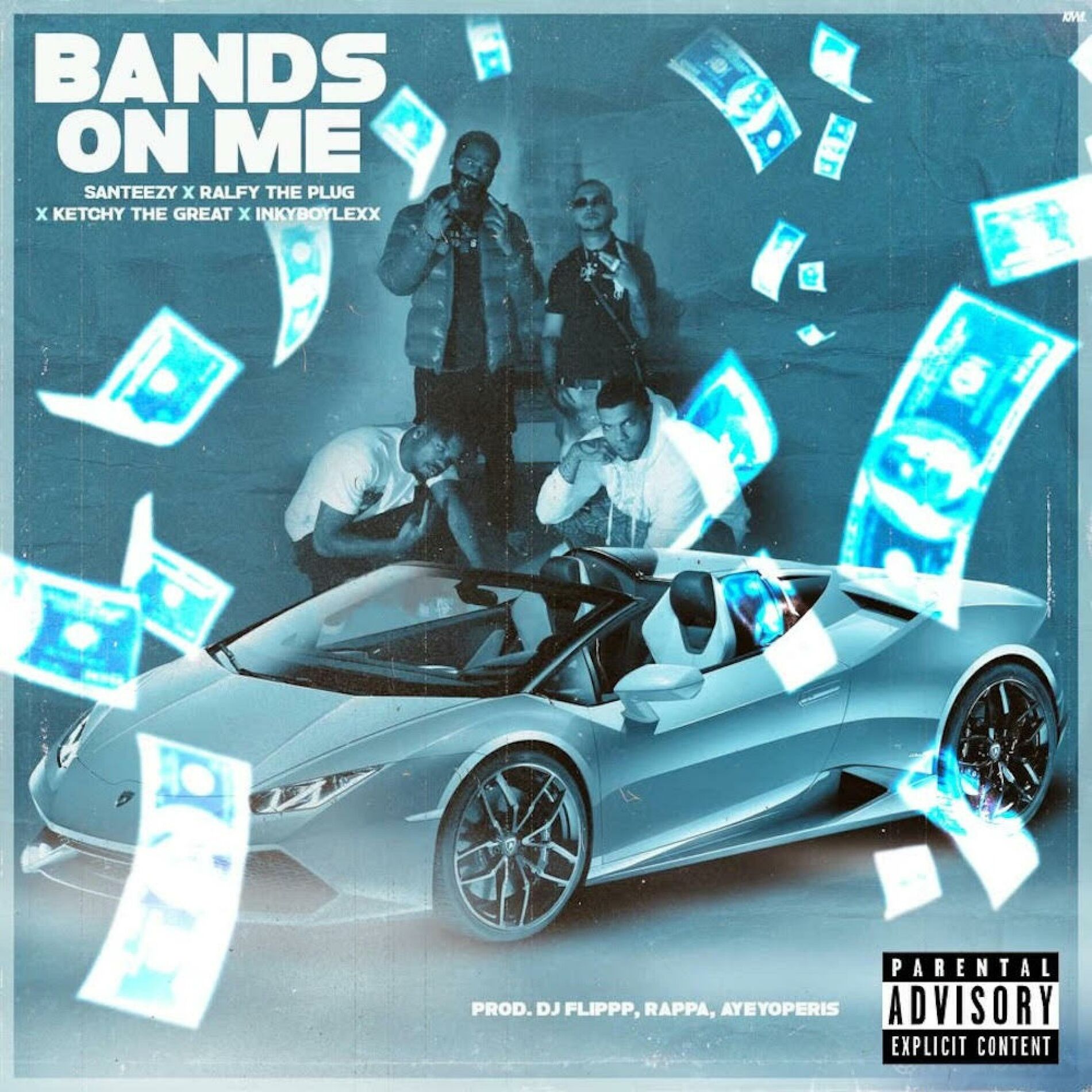 Album cover of Bands On Me (feat. Ralfy The Plug & Ketchy The Great)