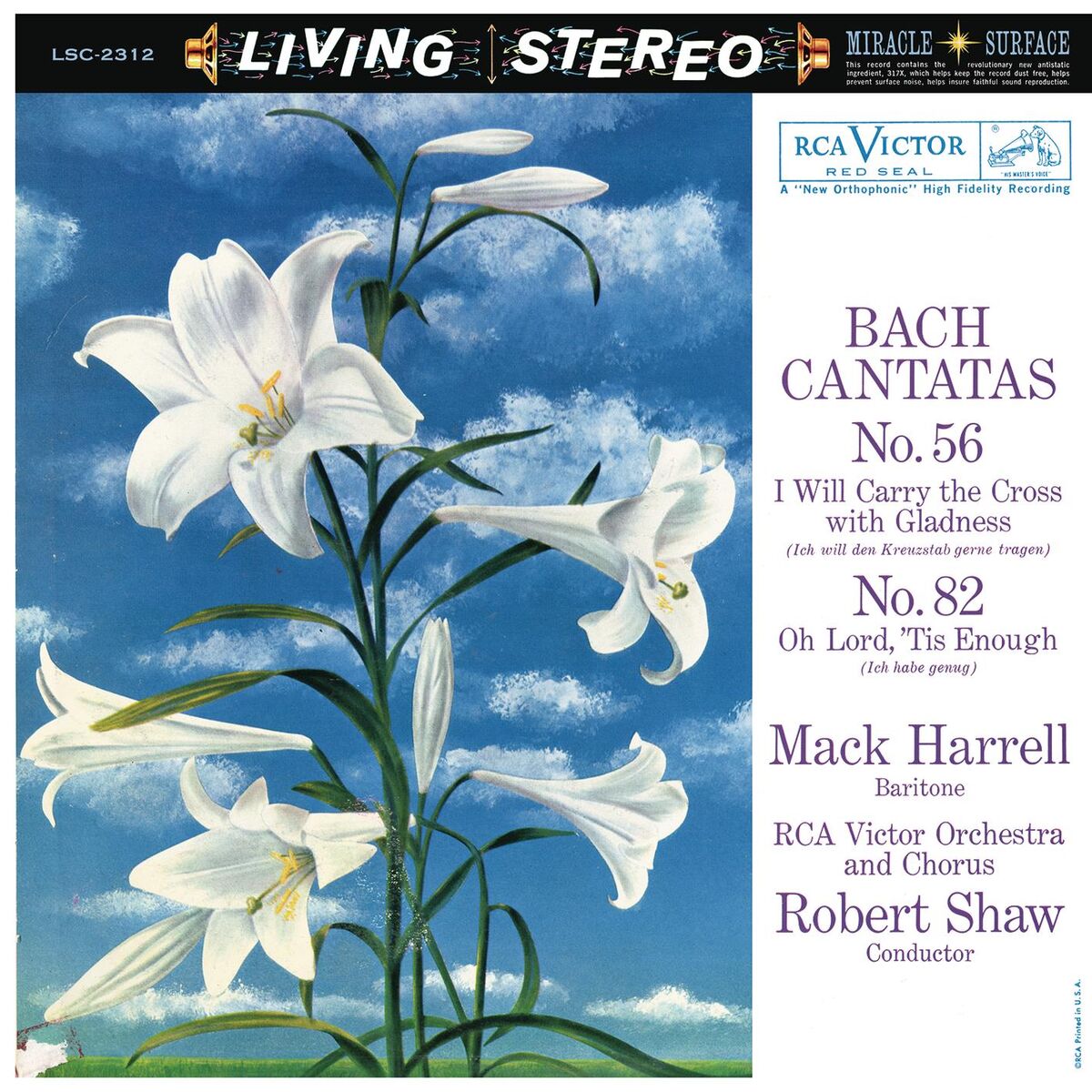Album cover of Bach: Cantata BWV 56 & BWV 82