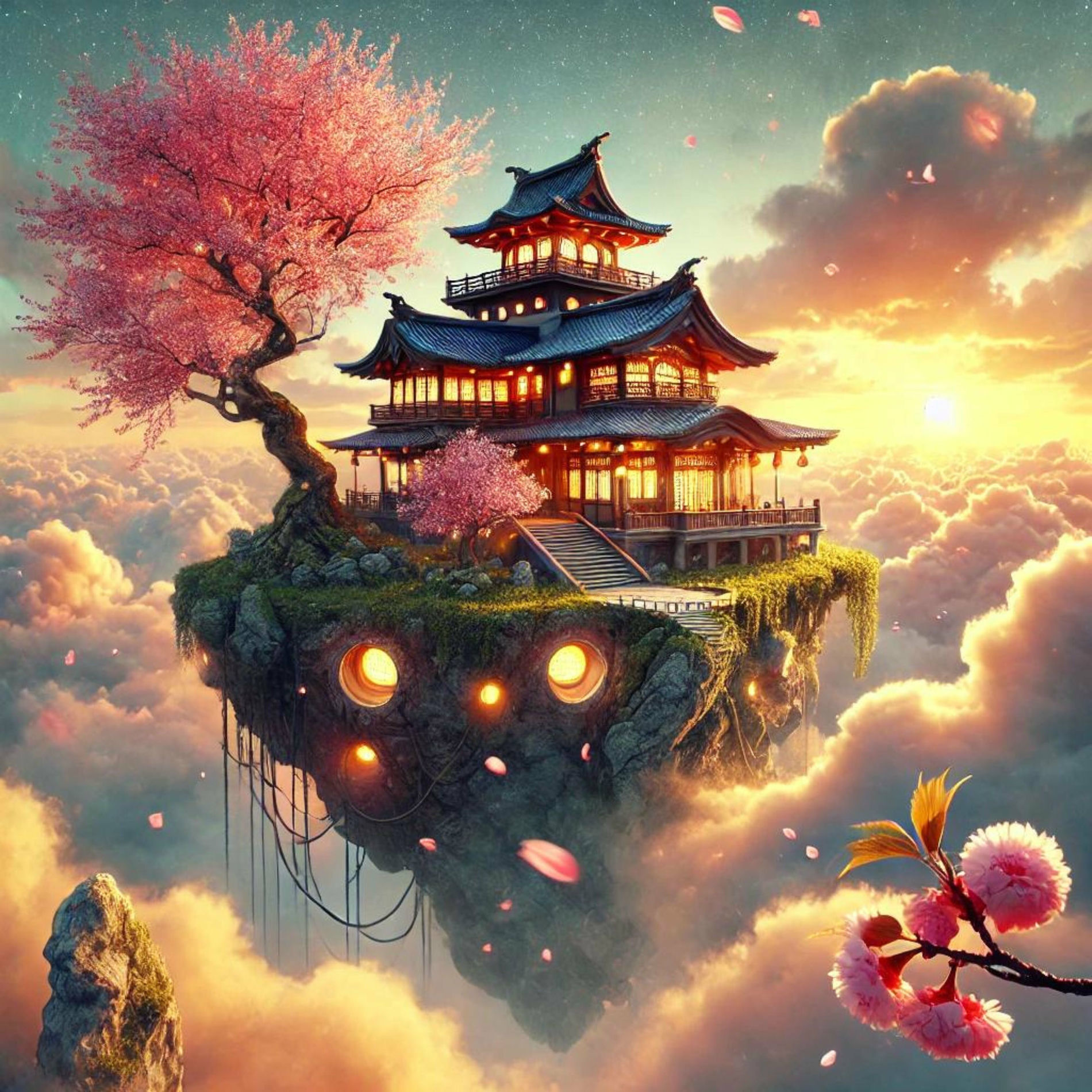 Album cover of Sky Sanctuary: Zen Sounds of Rain and Thunder for Deep Relaxation