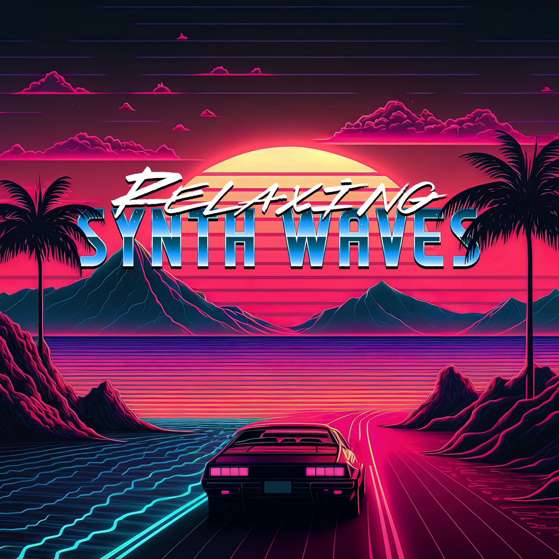 Album cover of Relaxing Synth Waves: The Best Lounging Moods