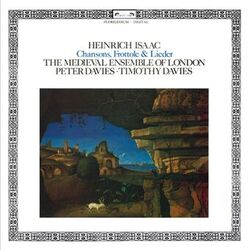Cover of Isaac: Chansons, Frottole & Lieder