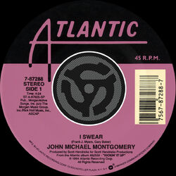 Cover of I Swear / Dream on Texas Ladies