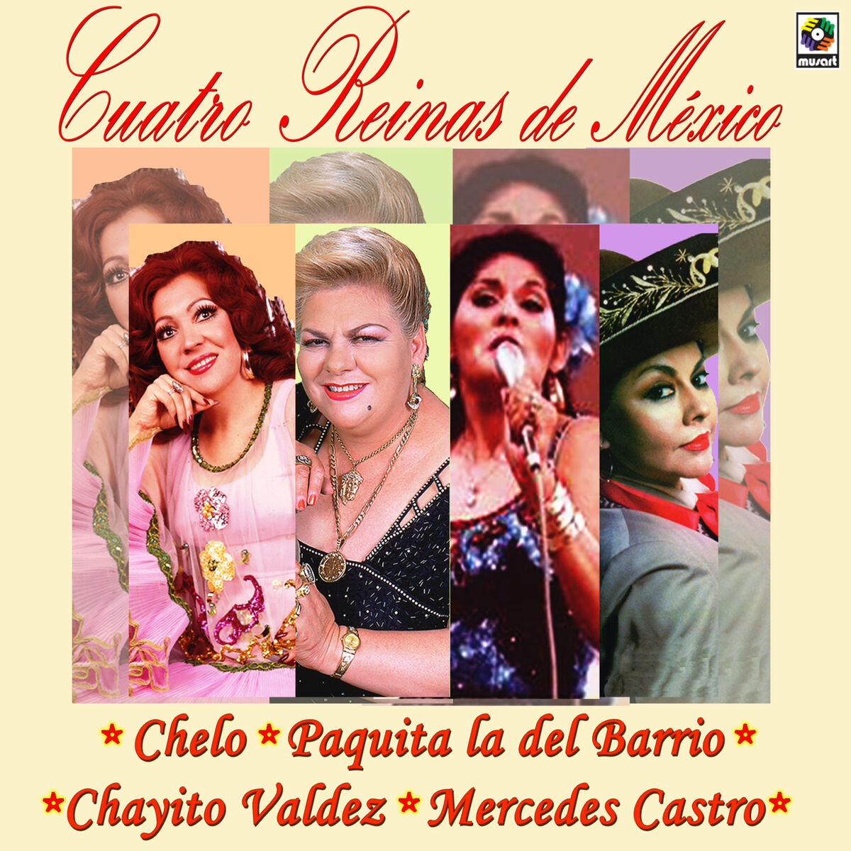 Album cover of Cuatro Reinas De México