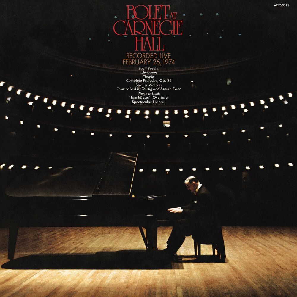 Picture of Jorge Bolet at Carnegie Hall, New York City, February 25, 1974 (Remastered)