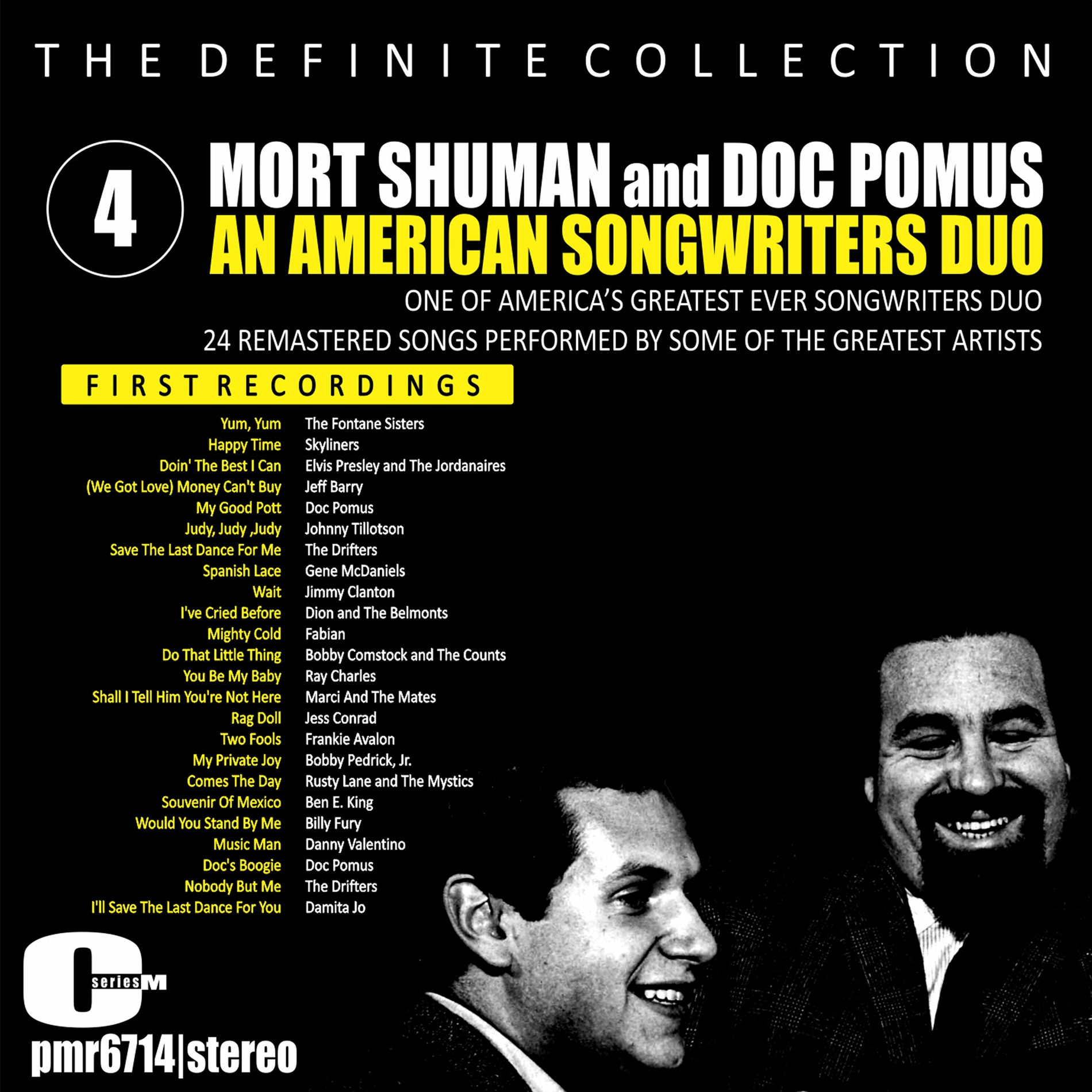 Album cover of Mort Shuman & Doc Pomus; An American Songwriters Duo, Volume 4