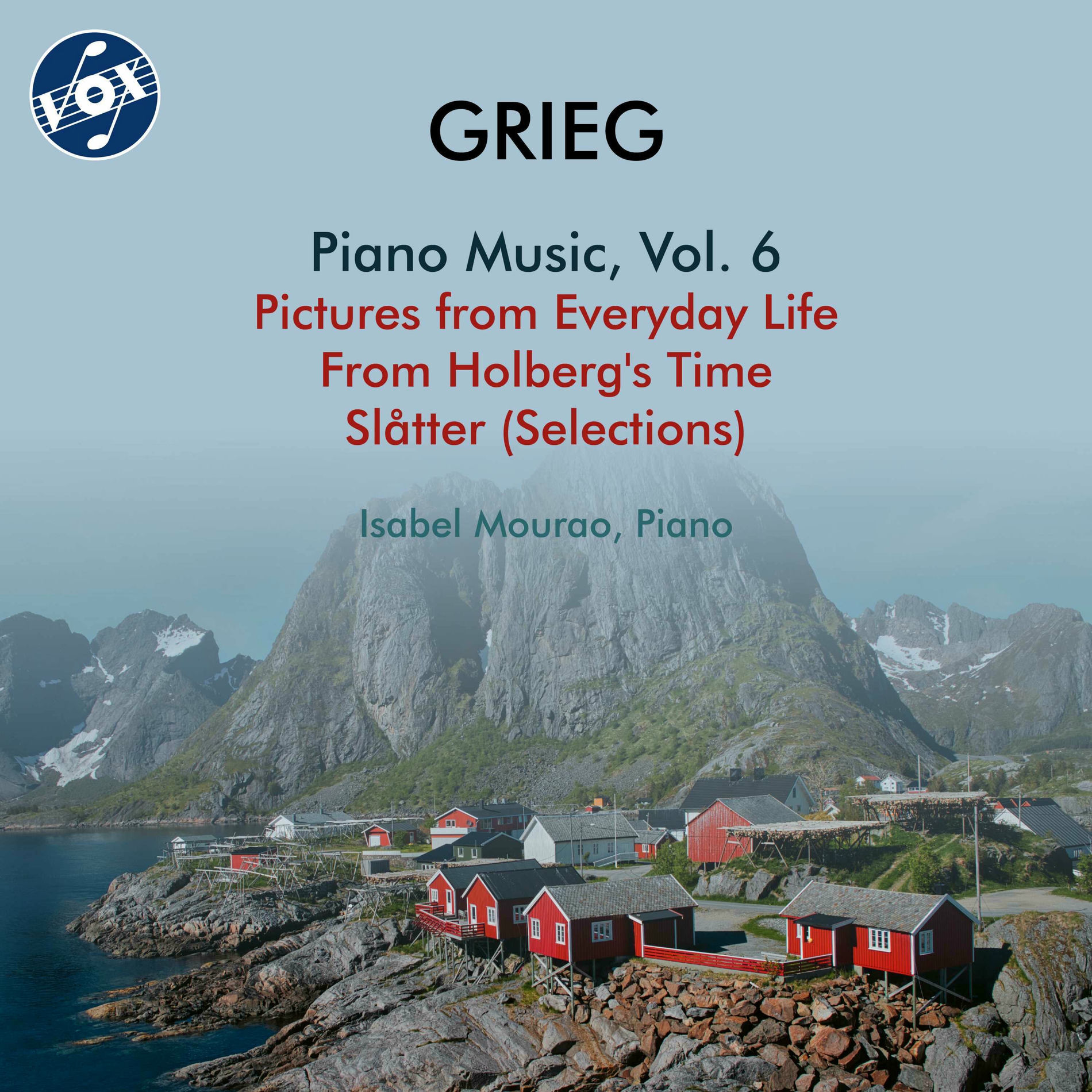 Album cover of Grieg: Piano Music, Vol. 6