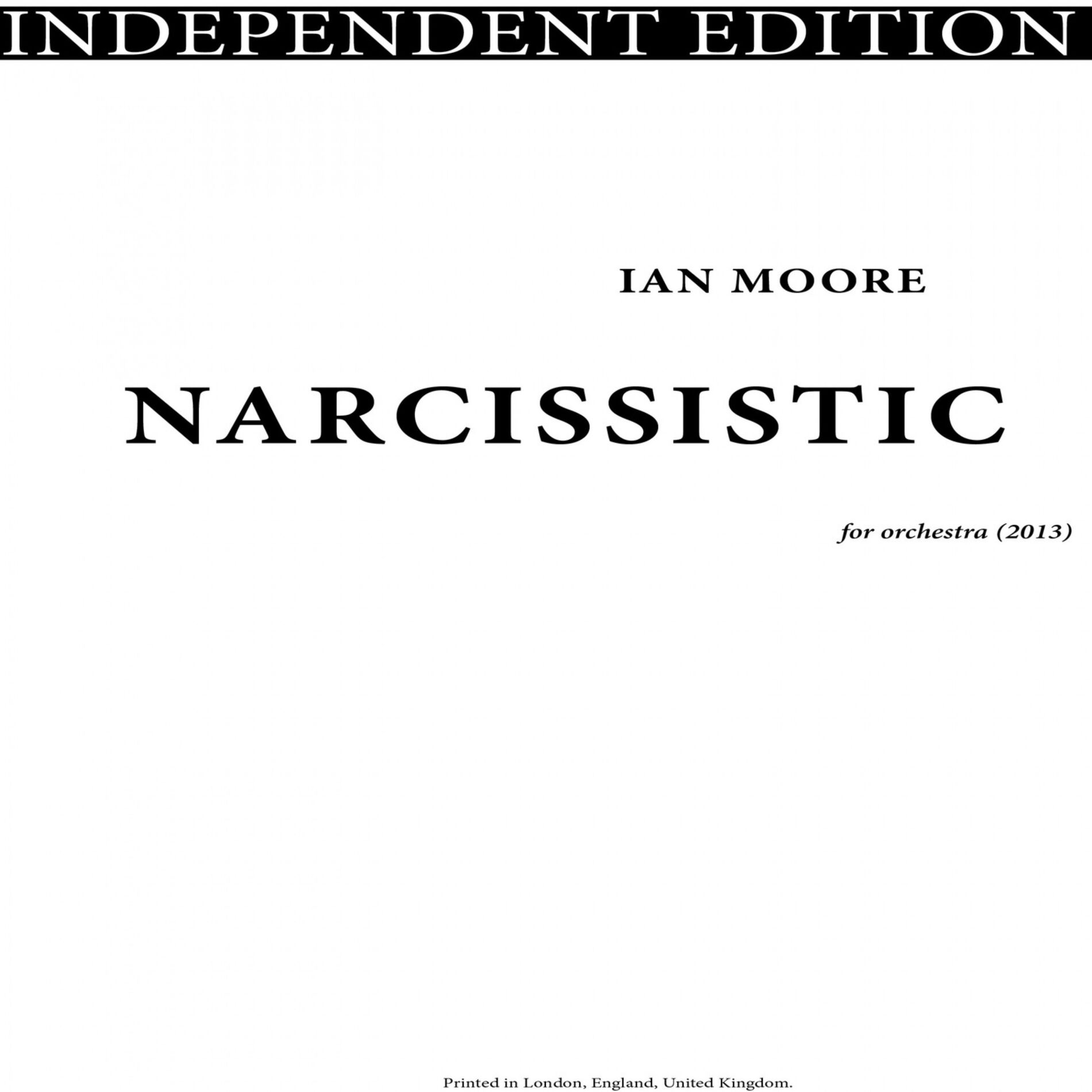 Album cover of Narcissistic