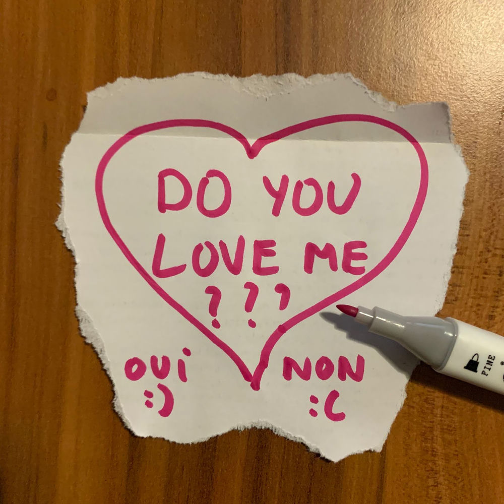 Do you love me ?