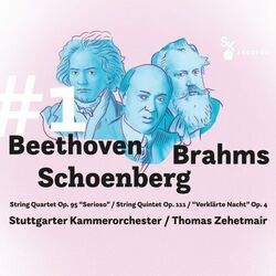 Cover of #1 Beethoven / Brahms / Schoenberg: String Quartet, Op. 95 / String Quintet, Op. 111 / "Verklärte Nacht"