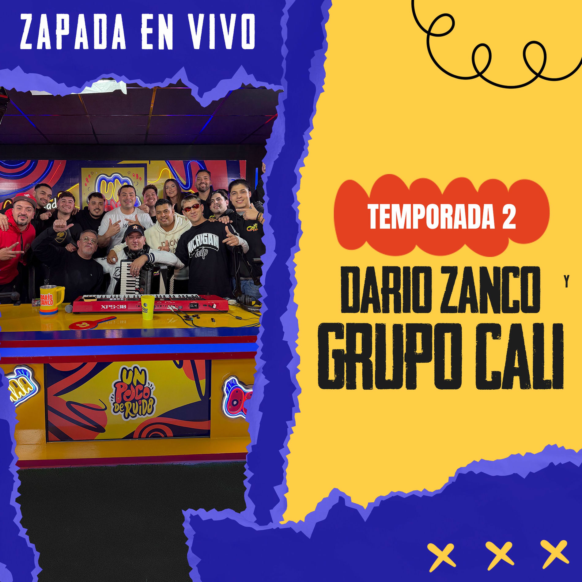 Album cover of DARIO ZANCO GRUPO CALI / Zapada EN VIVO en UN POCO DE RUIDO !