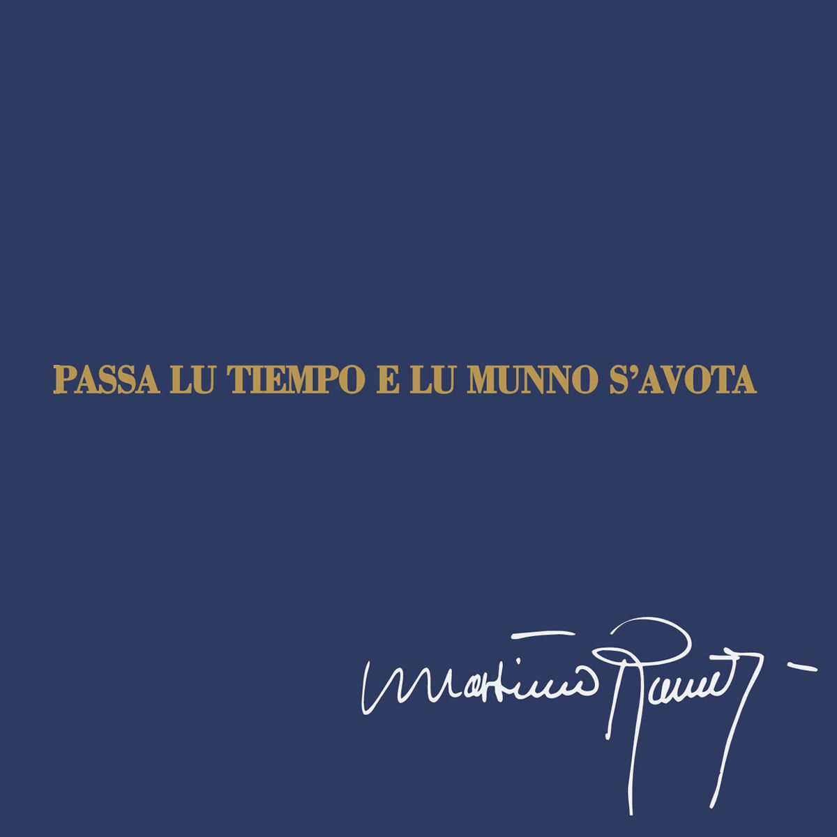 Album cover of Passa lu tiempo e lu munno s'avota