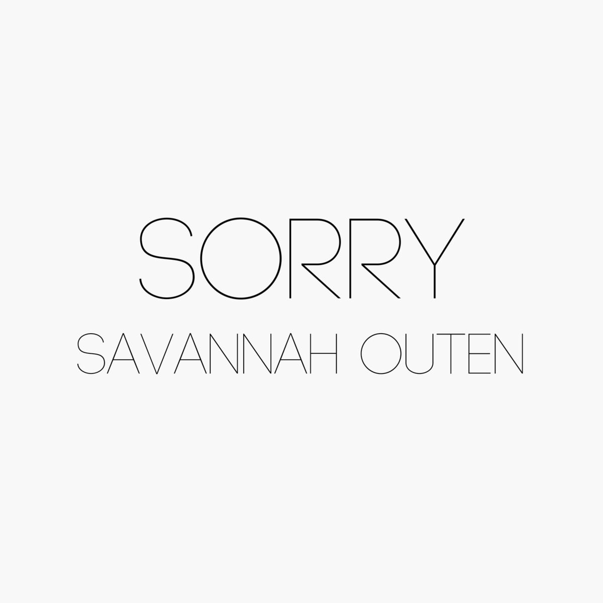 Album cover of Sorry