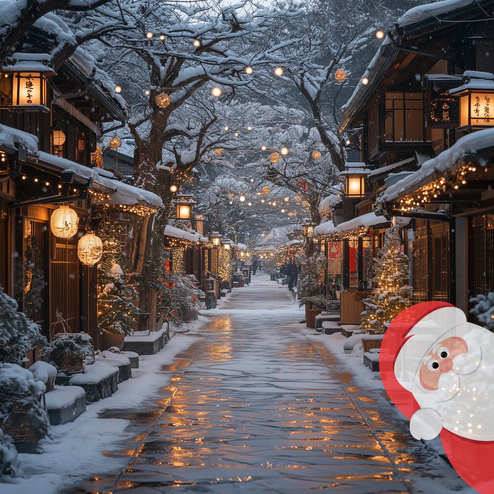 Picture of クリスマスのサンタそりに乗って