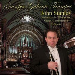 Cover of John Stanley: Voluntary in D Major for 2 Trumpets, Organ, Continuo and Timpani