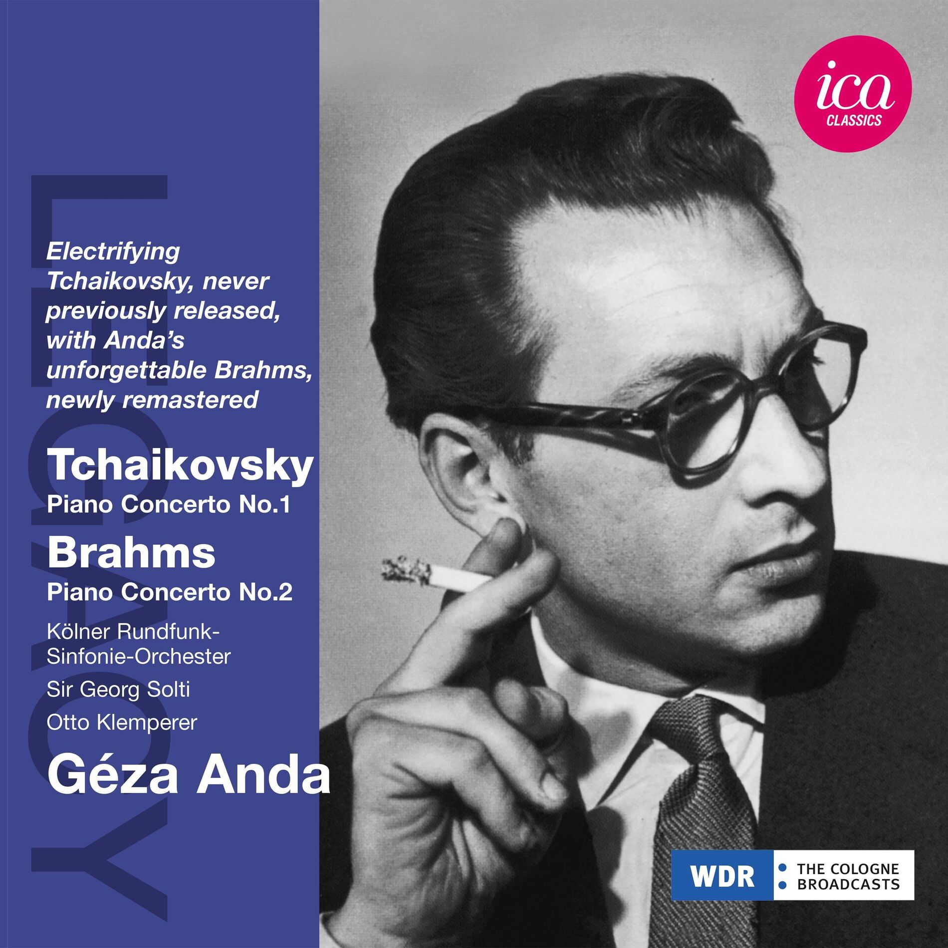Album cover of Tchaikovsky: Piano Concerto No. 1 - Brahms: Piano Concerto No. 2