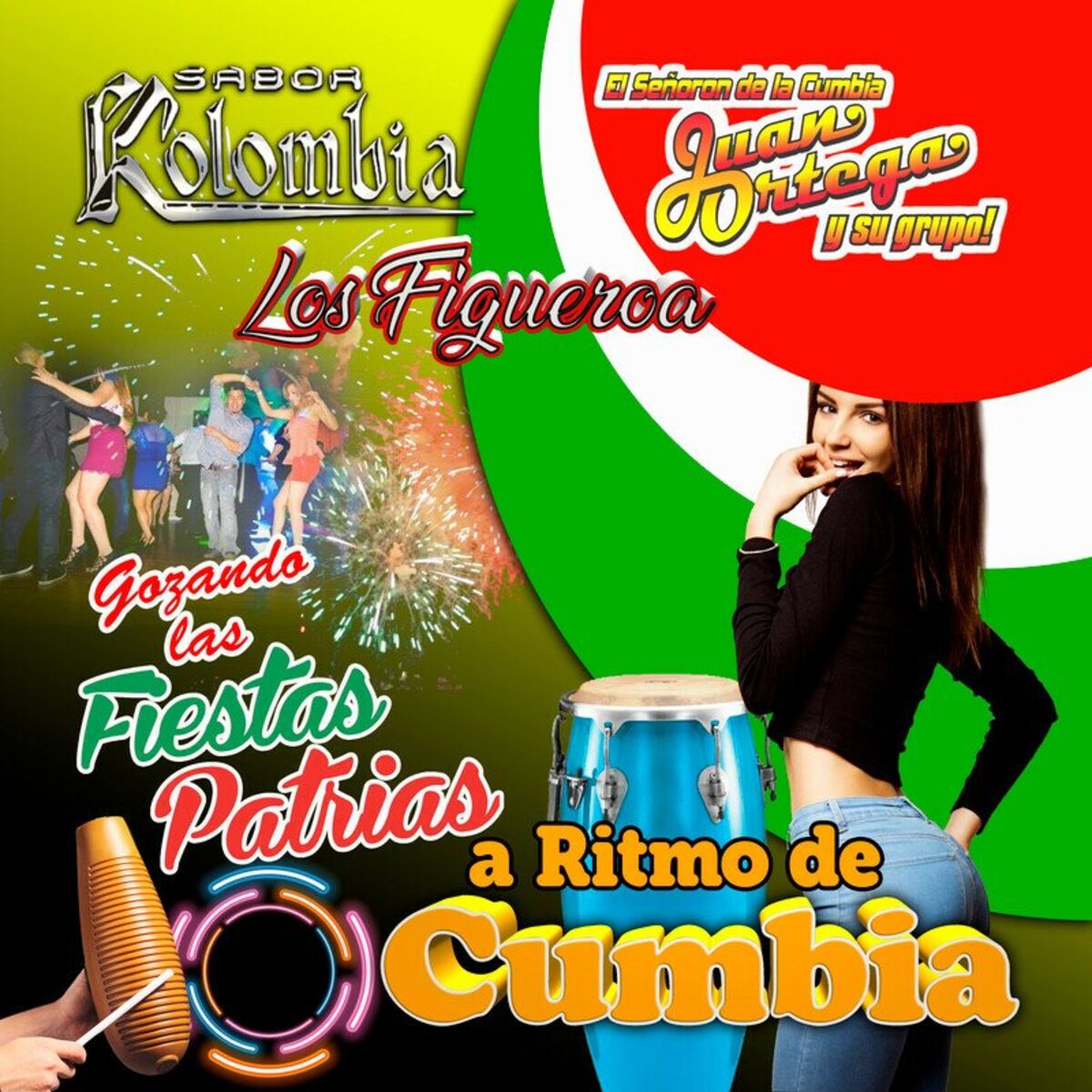 Album cover of Gozando Las Fiestas Patrias a Ritmo De Cumbia
