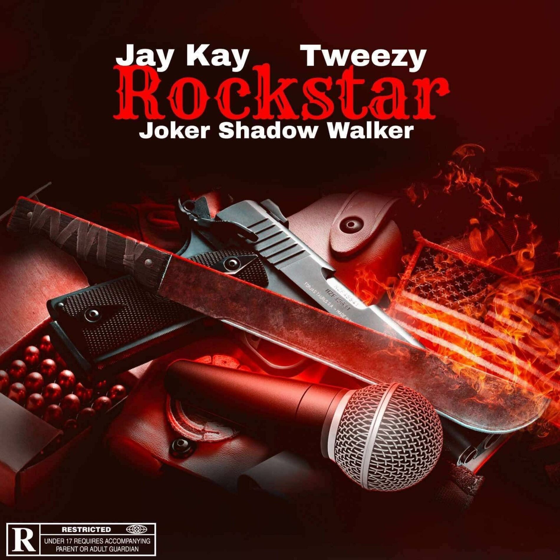 Album cover of Rockstar (feat. Jay Kay, Joker Shadow Walker & Tweezy)