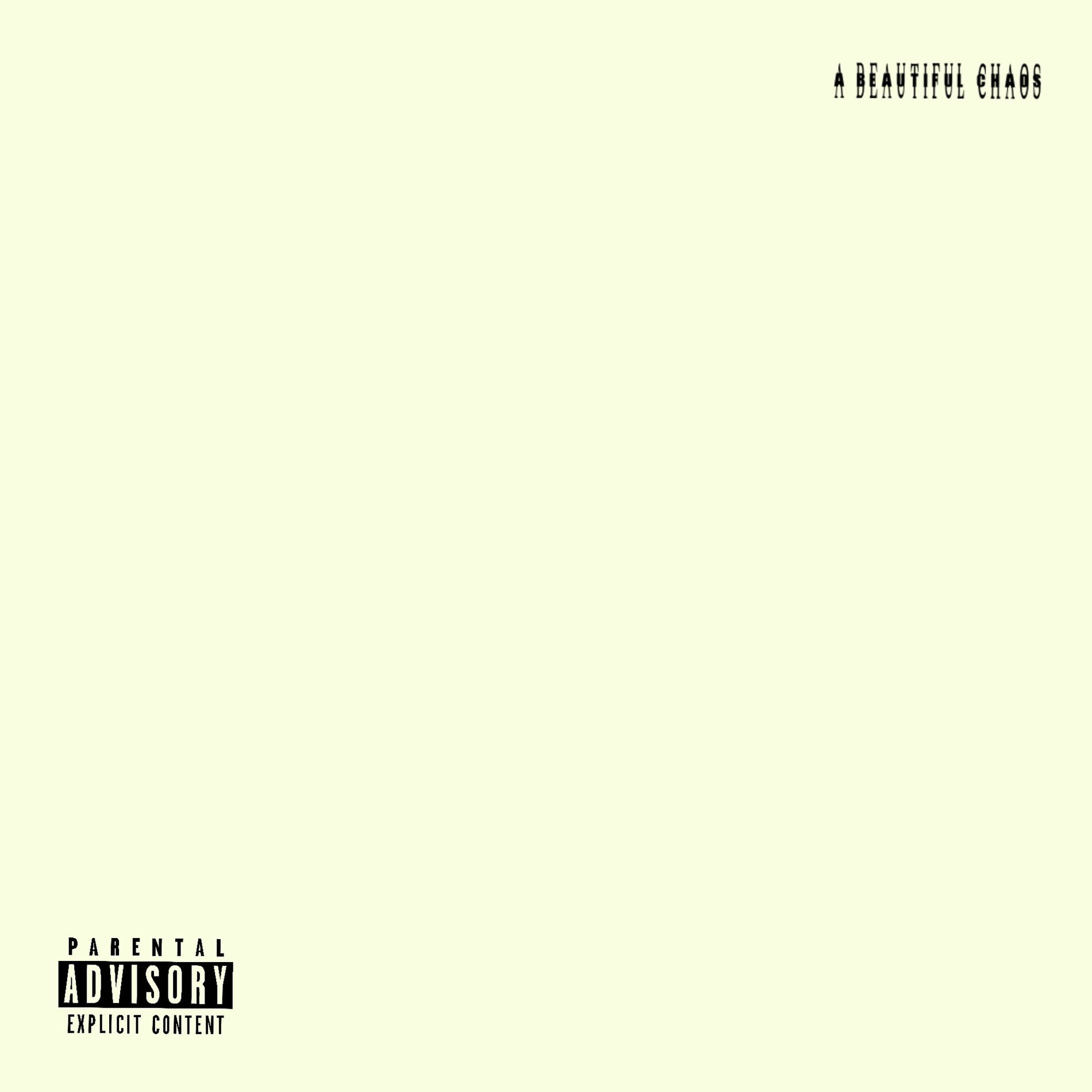 Album cover of a beautiful chaos
