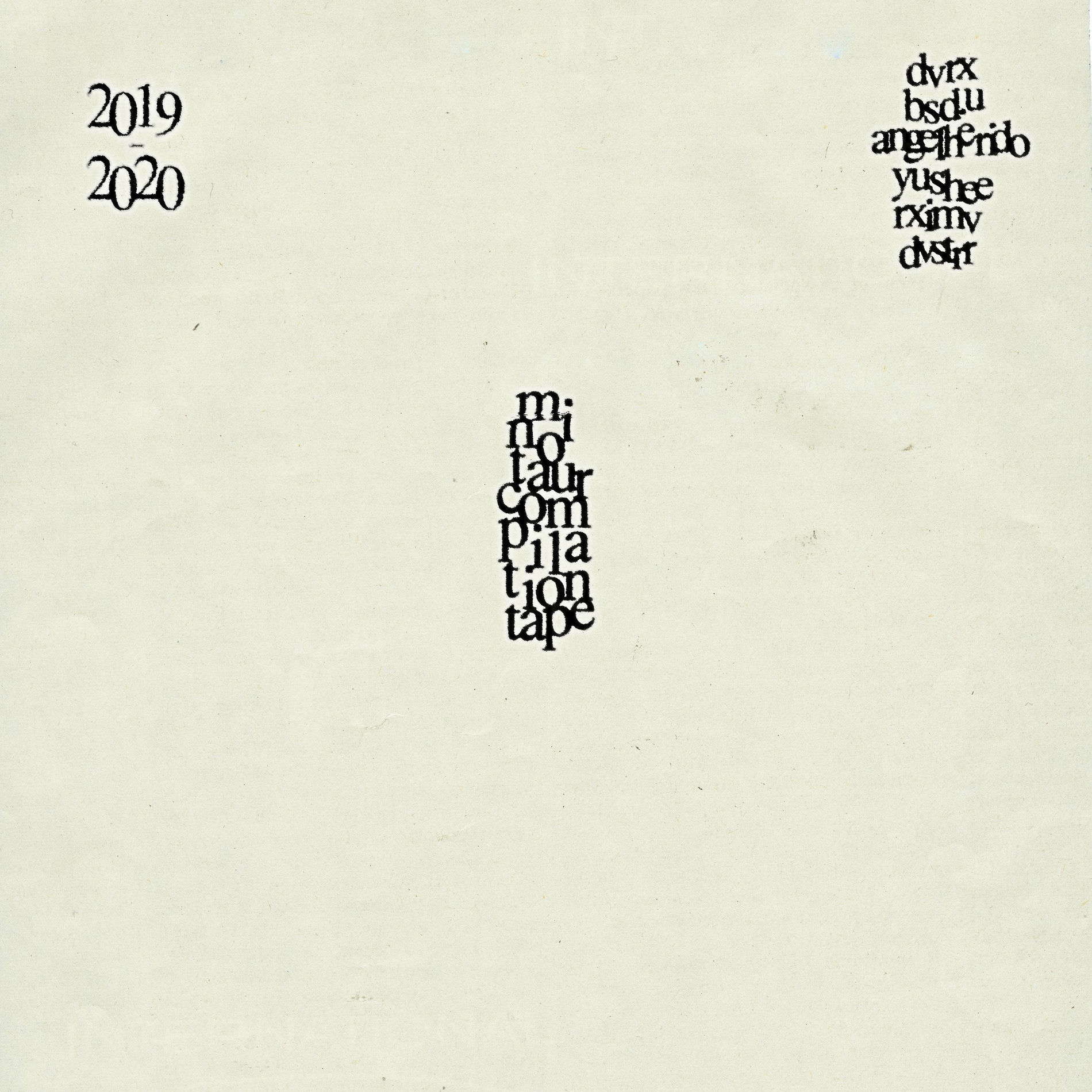 Album cover of 2019-2020