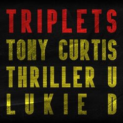 Cover of Reggae Triplets: Tony Curtis, Thriller U and Lukie D