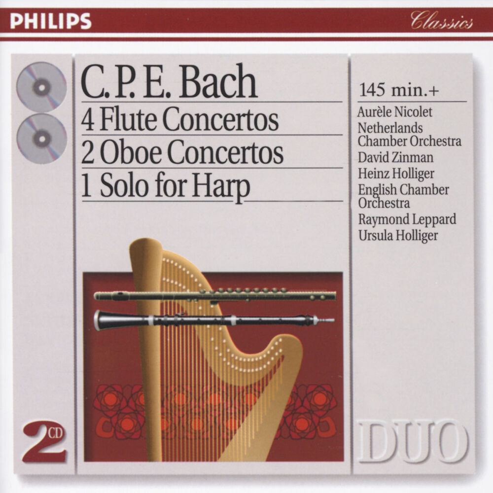 Picture of Bach, C.P.E.: 4 Flute Concertos; 2 Oboe Concertos, etc.