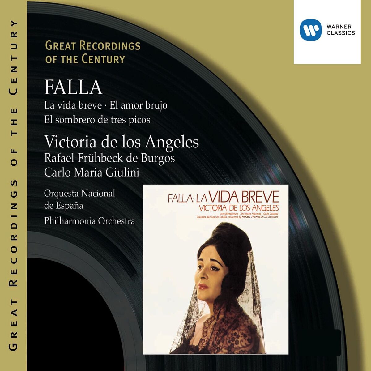 Album cover of De Falla: La vida breve, El amor brujo & El sombrero de tres picos