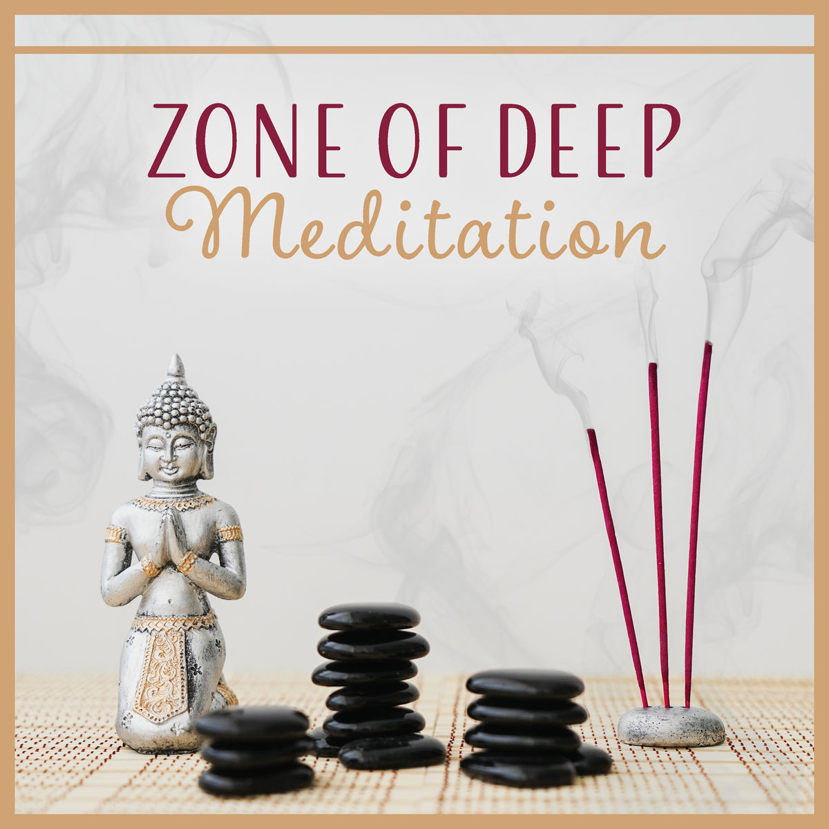 Album cover of Zone of Deep Meditation: 50 Healing Music for Relaxation & Yoga, Therapy to Improve Sleep