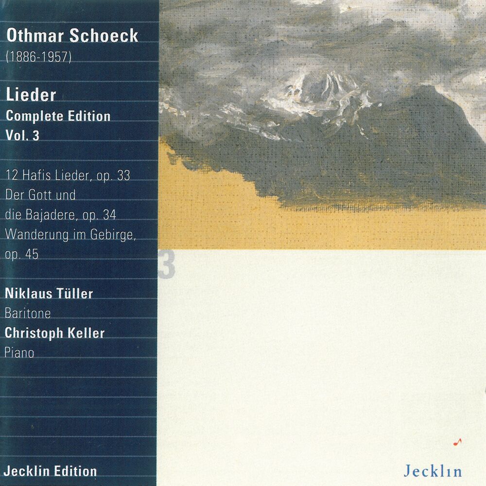 Picture of Othmar Schoeck: Lieder - Complete Edition, Vol. 3