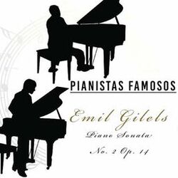 Cover of Pianistas Famosos, Emil Gilels