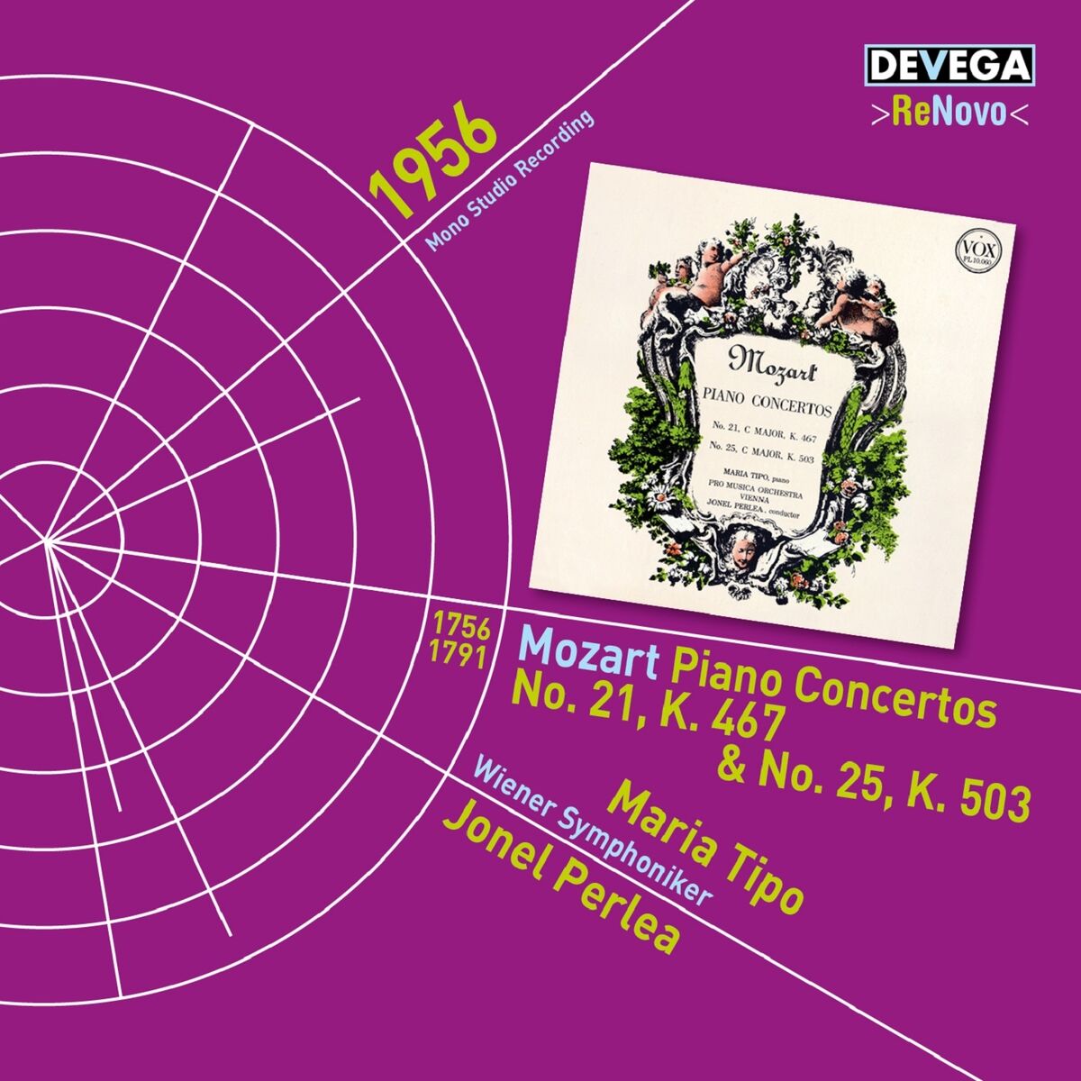 Album cover of Mozart: Piano Concertos Nos. 21 & 25