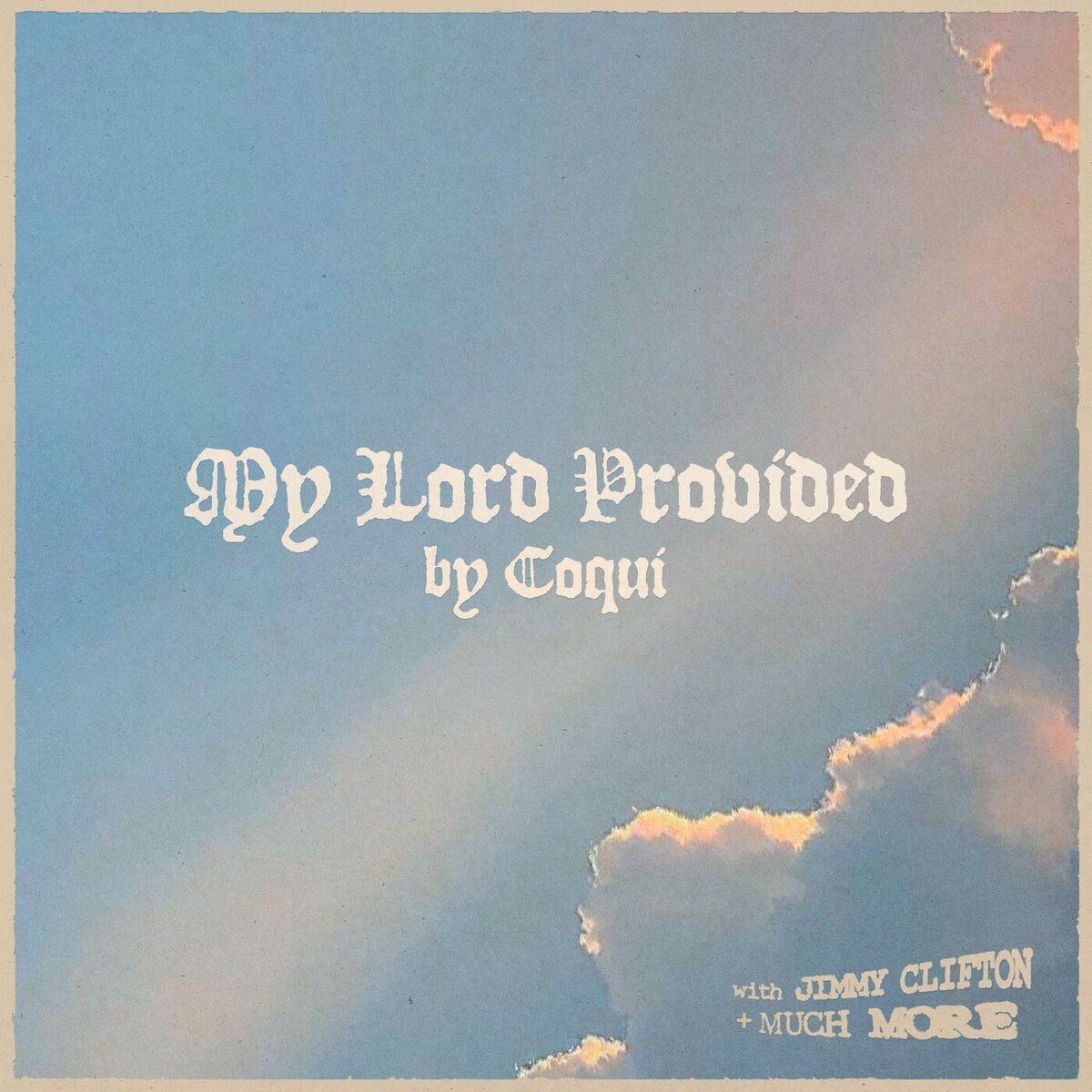 Album cover of My Lord Provided