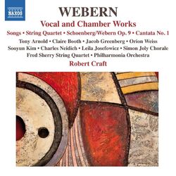 Cover of Webern: Vocal & Chamber Works