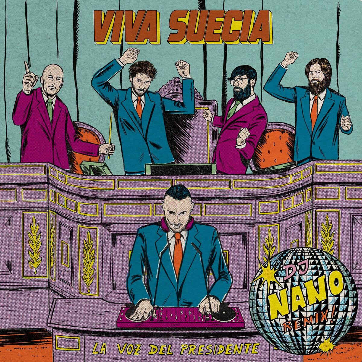 Album cover of La Voz Del Presidente (DJ Nano Remix)