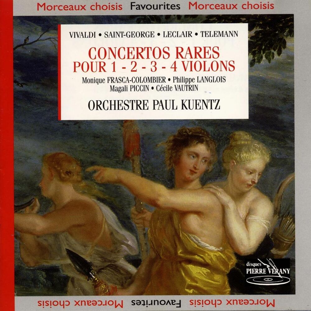 Picture of Concertos rares pour 1, 2, 3, 4 violons