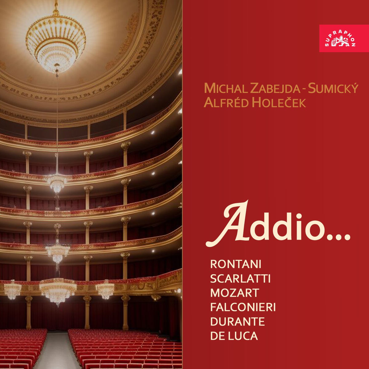 Album cover of Addio... (Rontani, Scarlatti, Mozart, Falconieri, Durante, De Luca)