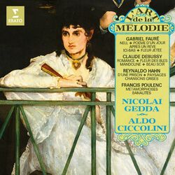 Cover of L'art de la mélodie. Debussy, Fauré, Hahn, Poulenc, Satie
