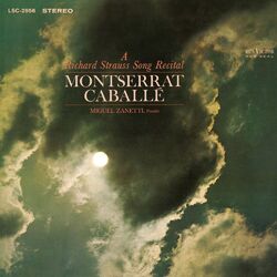 Cover of A Richard Strauss Song Recital