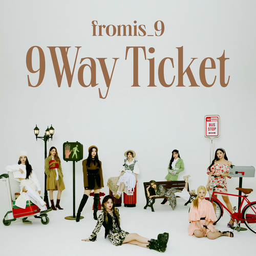 fromis_9ミニアルバム『9way ticket』【直筆サイン入り】 fromis_9 2nd Single Album 9 Way Ticket Autographed Signed CD