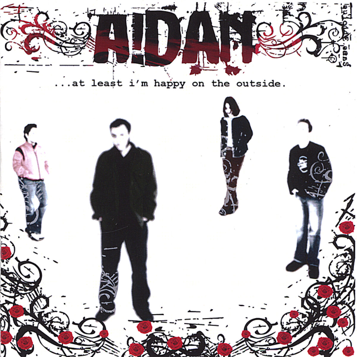 Album cover of at least I'm happy on the outside