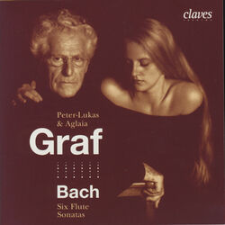 Cover of J. S. Bach: Six Flute Sonatas BWV 1032, 1034, 1013, 1035 & 1030